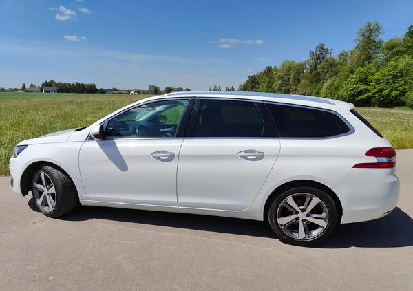 Peugeot 308 cena 38900 przebieg: 210547, rok produkcji 2015 z Szczucin małe 254